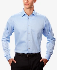 Calvin Klein Men's Steel+ Regular Non-Iron Stretch Performance Dress Shirt