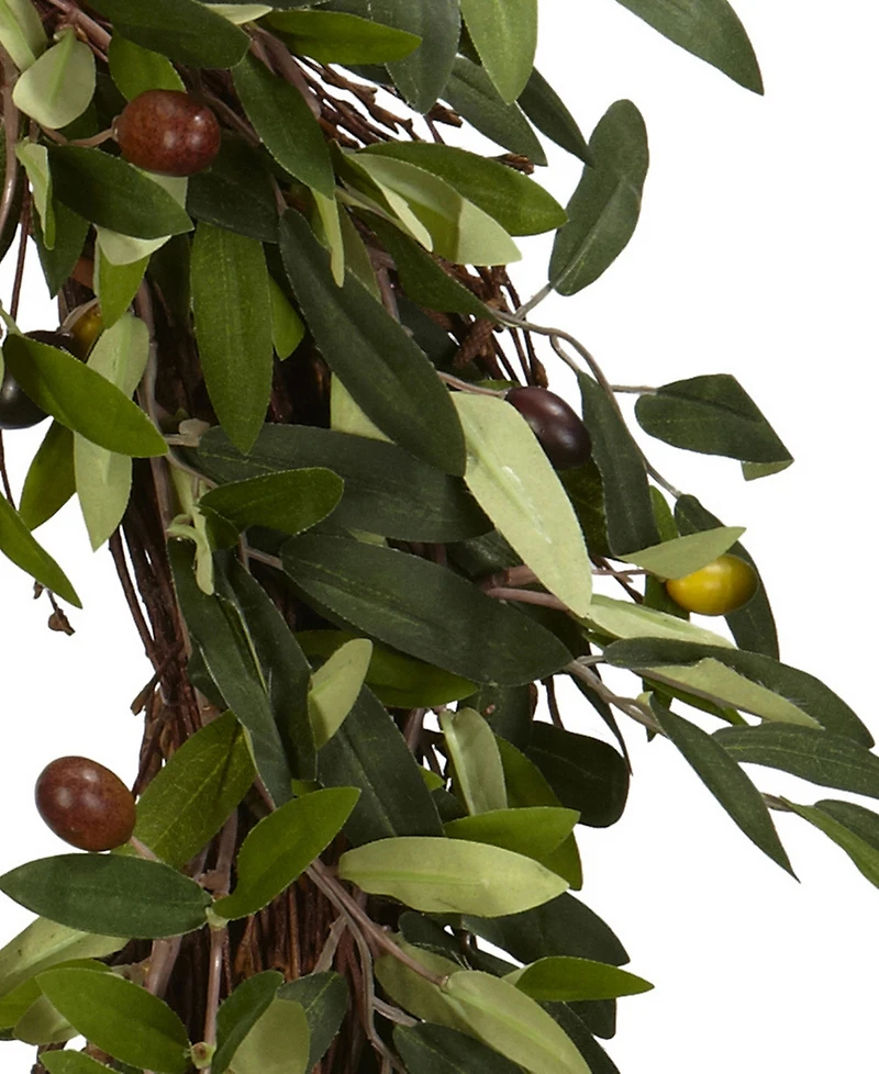 Nearly Natural 20" Olive Wreath