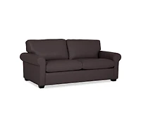 Orid 77" Full Roll Arm Leather Sleeper, Created for Macy's