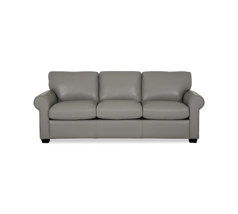 Orid 84" Queen Leather Roll Arm Sleeper, Created for Macy's