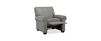 Orid 36" Leather Roll Arm Pushback Recliner, Created for Macy's