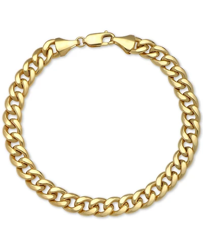 Cuban Chain Bracelet in 14k Gold