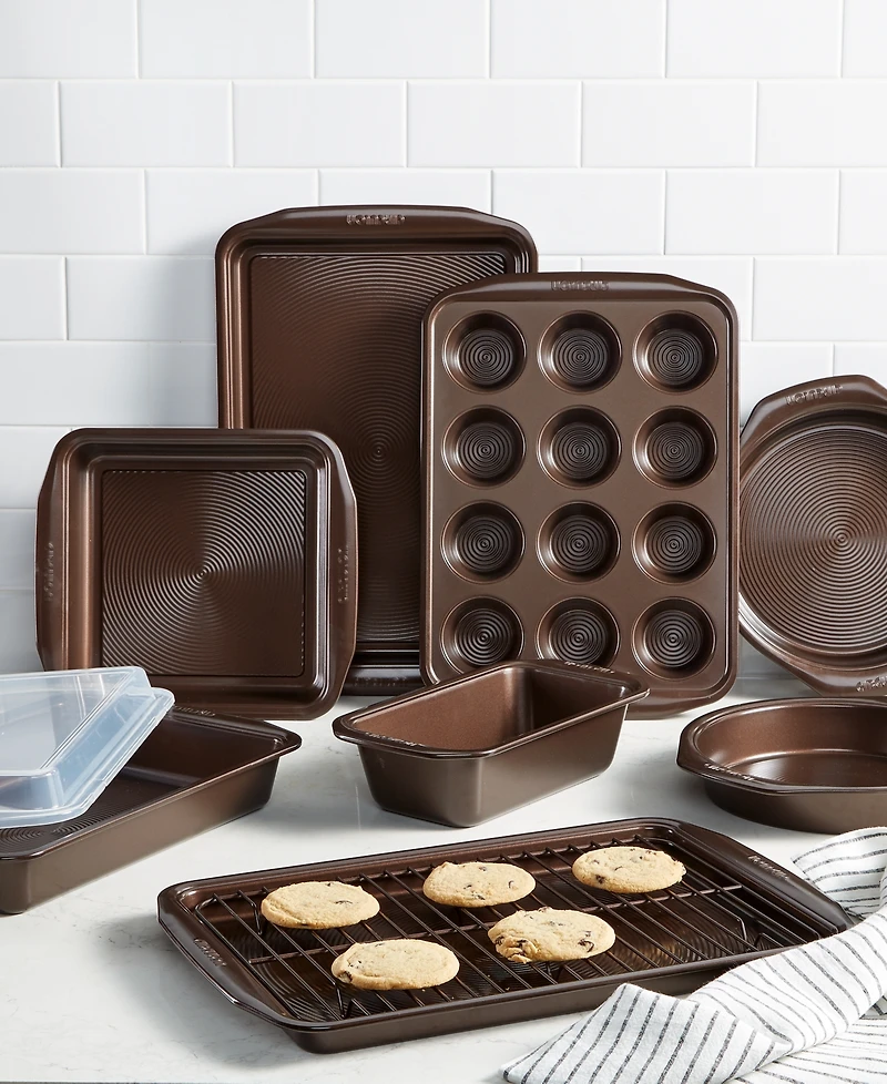 Circulon Symmetry Nonstick Chocolate Brown 5-Pc. Bakeware Set
