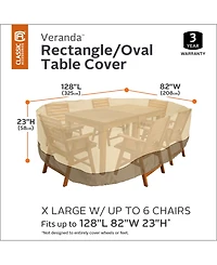 Extra Large Rectangle Patio Set Cover