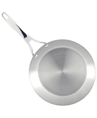 Anolon Nouvelle Copper Stainless Steel 12" French Skillet & Lid