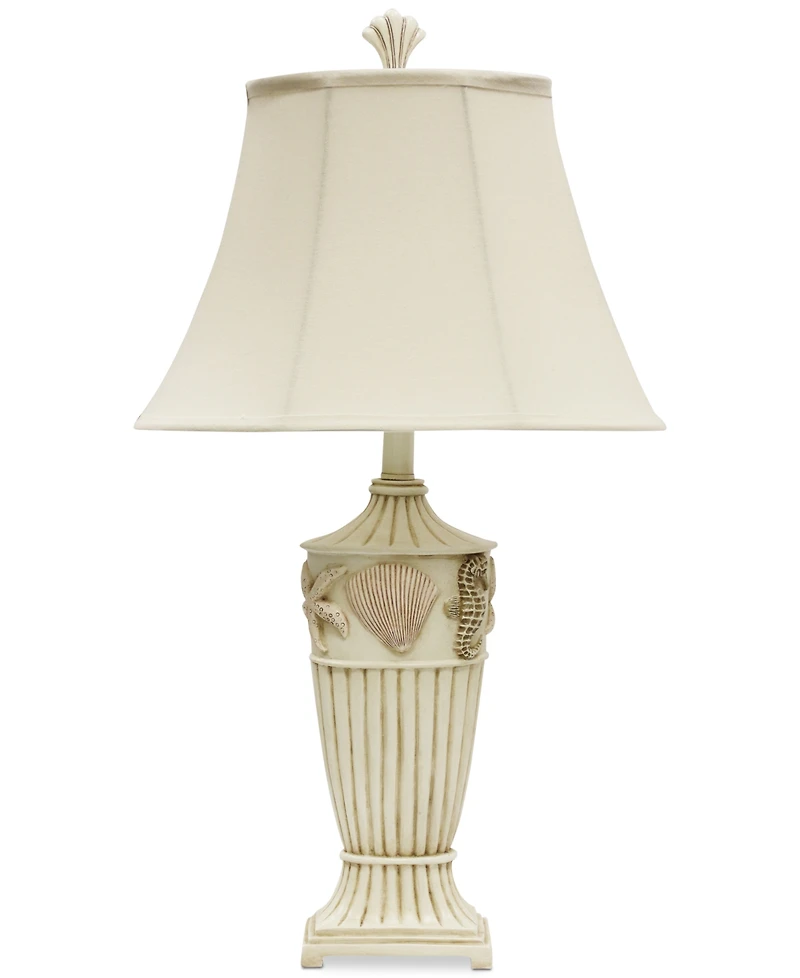 StyleCraft Cream Seaside Table Lamp