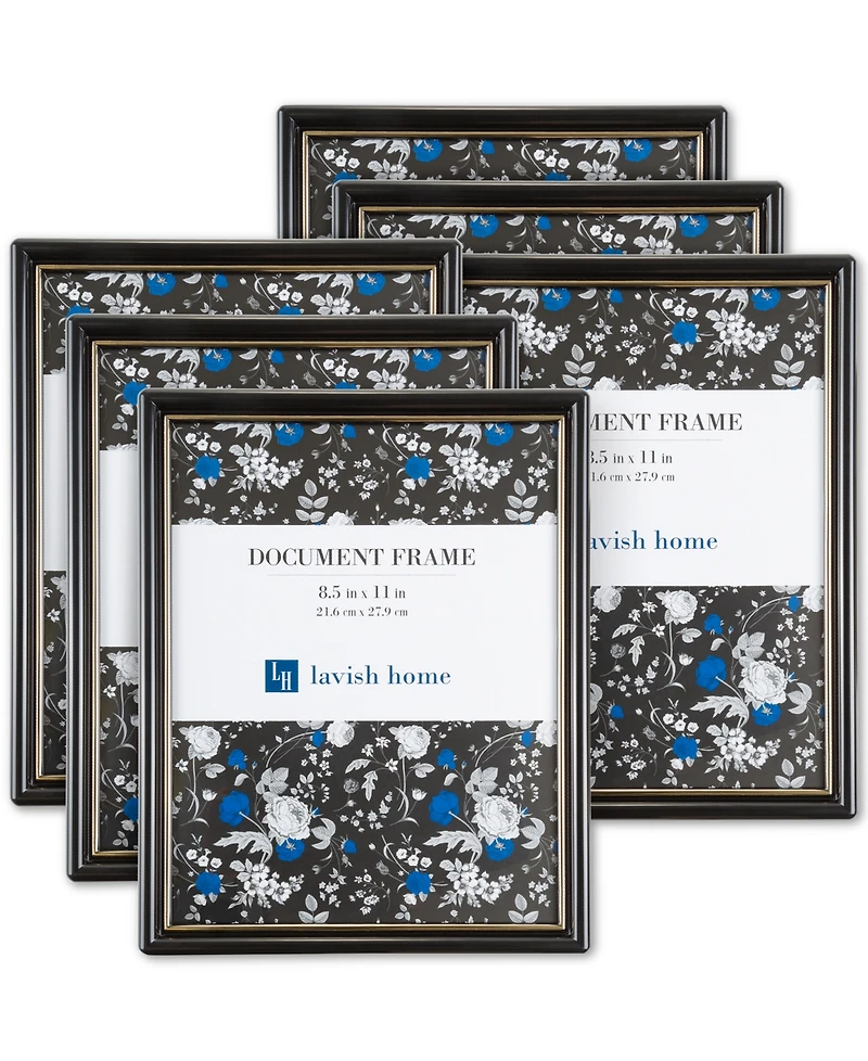 6-Pc. 8.5" x 11" Document Picture Frame Wall Gallery Set
