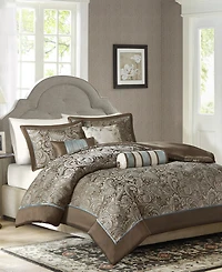 Madison Park Aubrey 6-Pc. Duvet Cover Set, Full/Queen