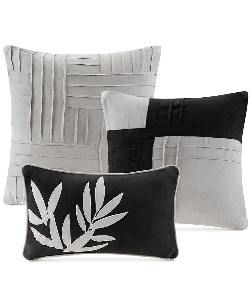 Madison Park Dune Faux-Suede 7-Pc. Comforter Set, Queen