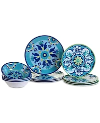 Certified International Granada Melamine 12-Pc. Dinnerware Set, Service for 4