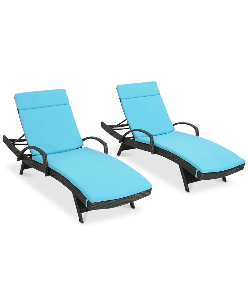 Ventura Outdoor Chaise Lounge (Set Of 2)