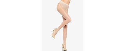 Hue Women's French Lace Control Top Pantyhose
