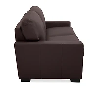 Ennia 75" Leather Apartment Sofa, Created for Macy's