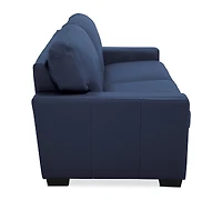 Ennia 75" Leather Apartment Sofa, Created for Macy's