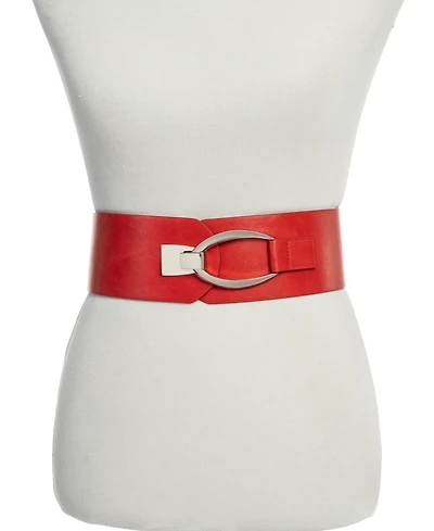 I.n.c. International Concepts Interlocking-Hook Stretch Belt, Created for Macy's