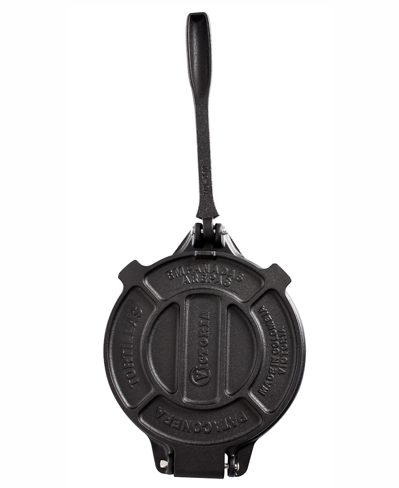 Victoria 8" Cast Iron Tortilla Press & Pataconera