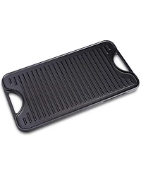 Victoria Cast Iron Large Reversible 18.5" x 10" Rectangular Griddle