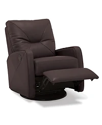 Finchley Leather Power Swivel Glider Recliner