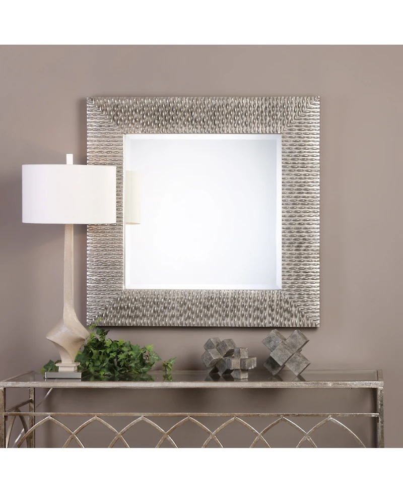Uttermost Cressida Distressed Silver Square Mirror