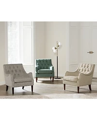 Madison Park Qwen 33.5" High Button Tufted Accent Chair