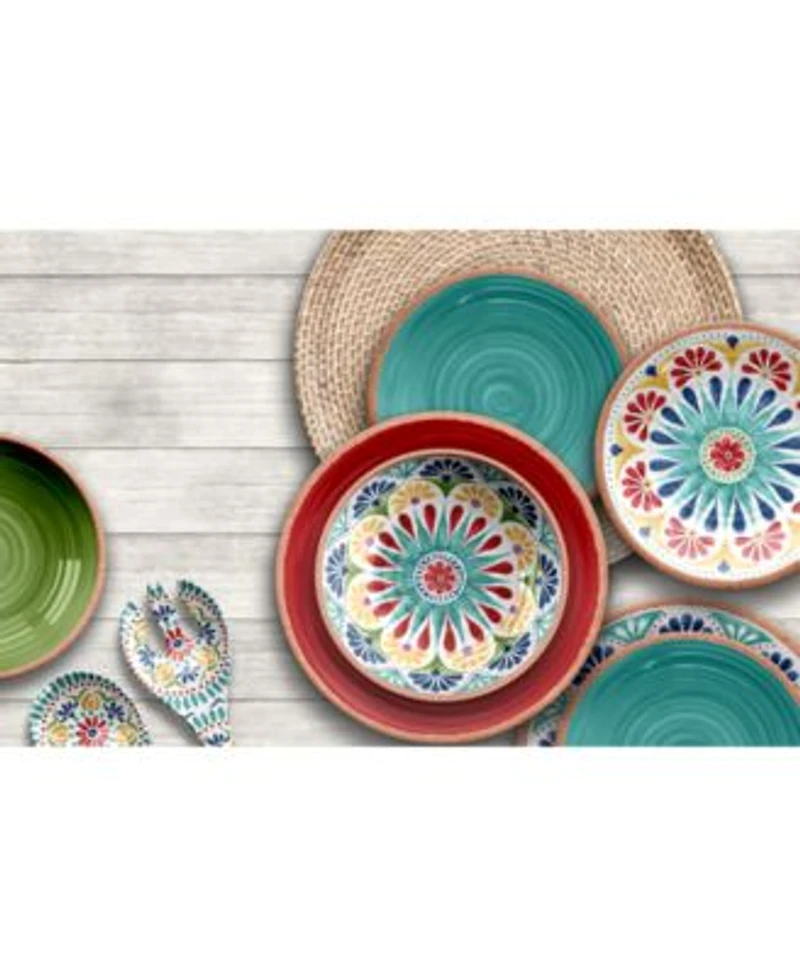 Abode Homewares Melamine Rio Medalion Dinnerware Collection