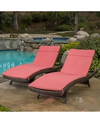 Farron Cushion Adjustable Lounges (Set Of 2)