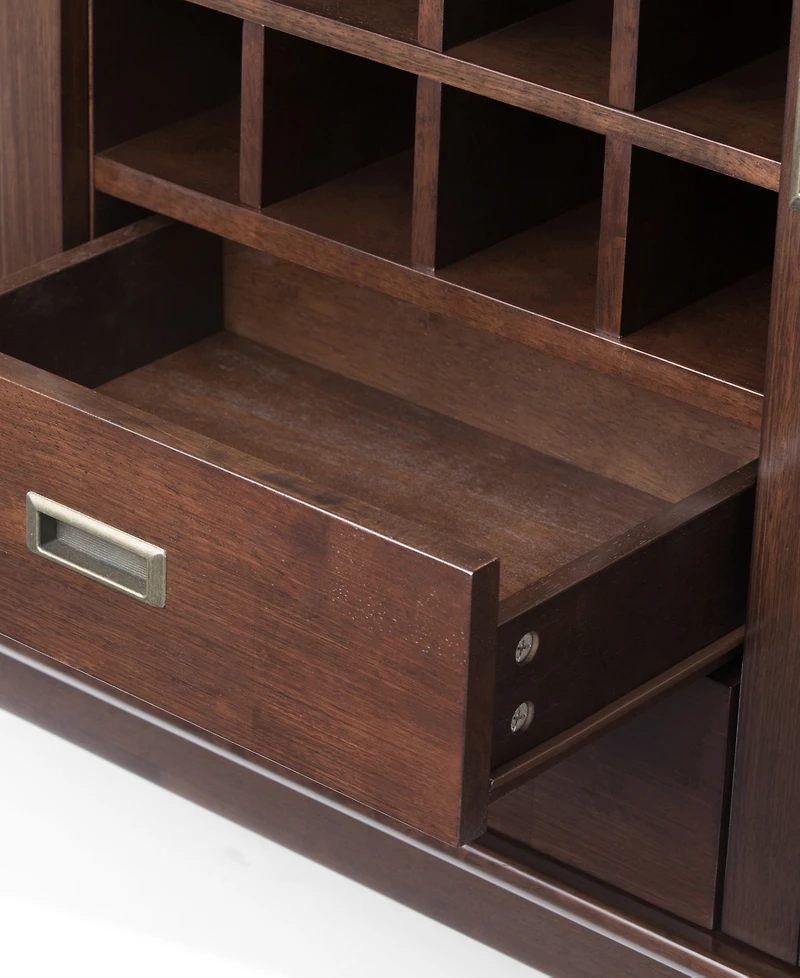 Kentler Mid Century Sideboard Buffet and Wine Rack