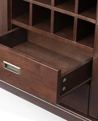 Kentler Mid Century Sideboard Buffet and Wine Rack
