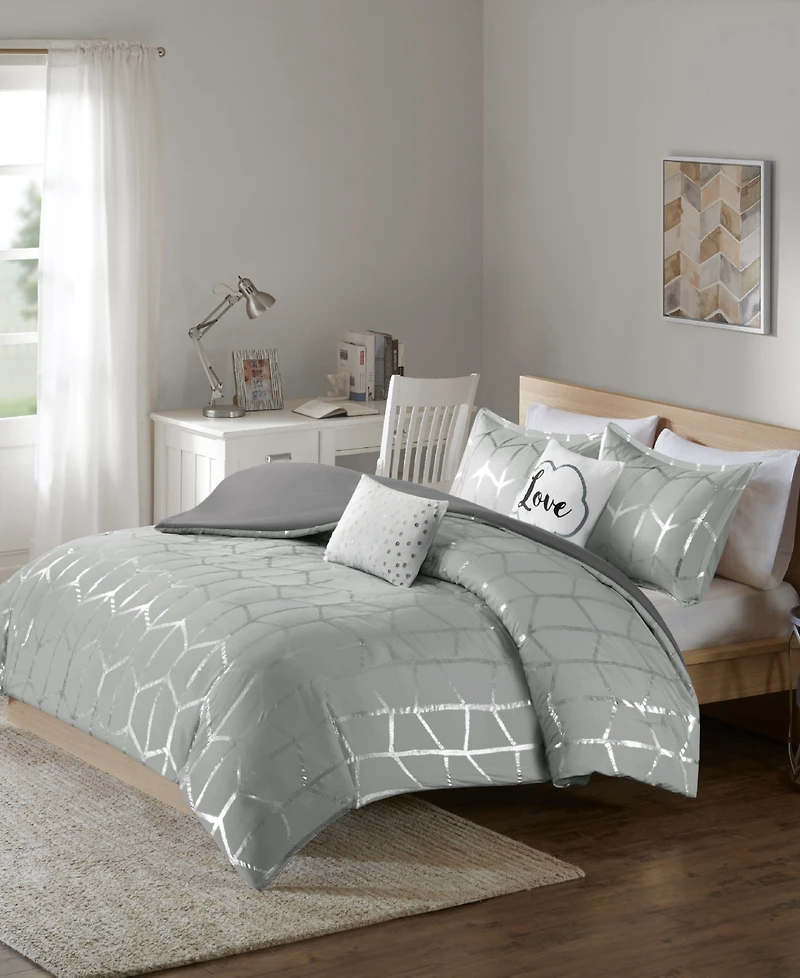 Intelligent Design Raina 4-Pc. Duvet Cover Set, Twin/Twin Xl