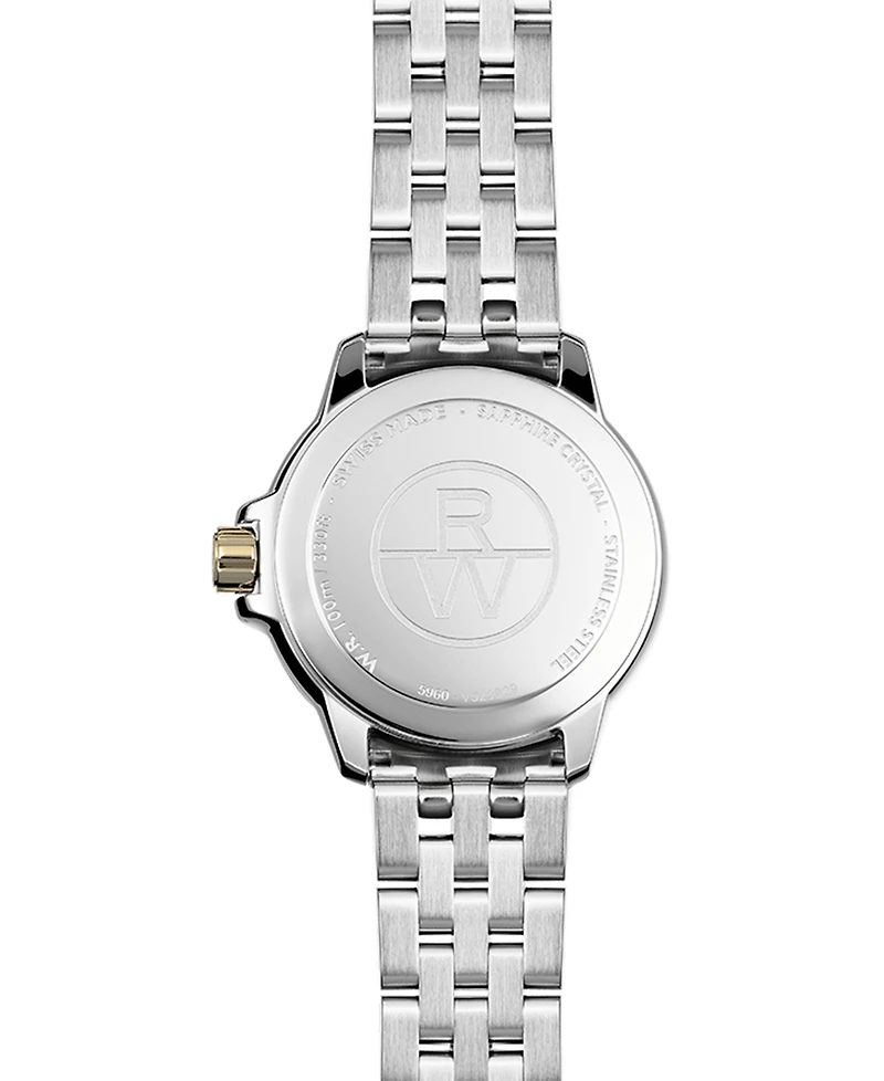 Raymond Weil Women's Swiss Tango Diamond-Accent Two-Tone Stainless Steel Bracelet Watch 30mm