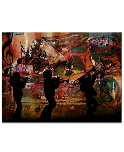 Ready2HangArt 'Jazz Trio' Oversized 30" x 40" Canvas Art Print