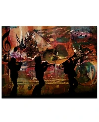 Ready2HangArt 'Jazz Trio' Oversized 30" x 40" Canvas Art Print