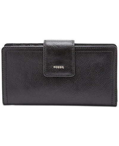 Fossil Logan Leather Rfid Tab Clutch Wallet