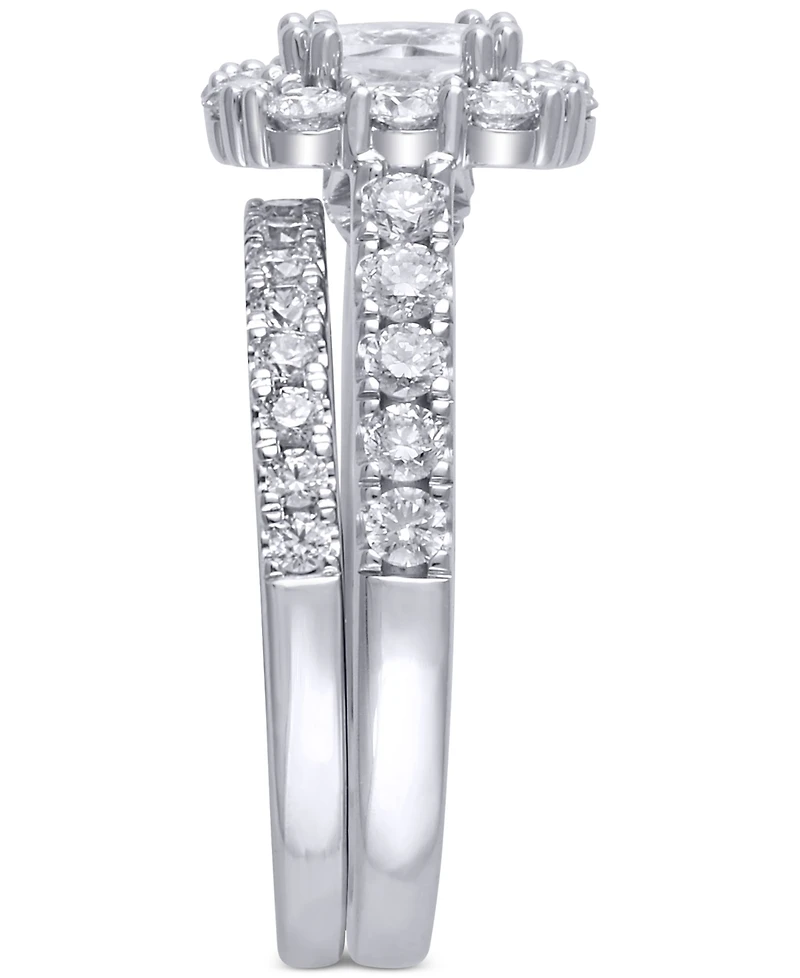 Certified Diamond Bridal Set (2 ct. t.w.) 18k White, Yellow or Rose Gold