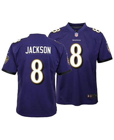 Big Boys and Girls Nike Lamar Jackson Baltimore Ravens Fashion Game Jersey