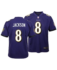 Big Boys and Girls Nike Lamar Jackson Baltimore Ravens Fashion Game Jersey