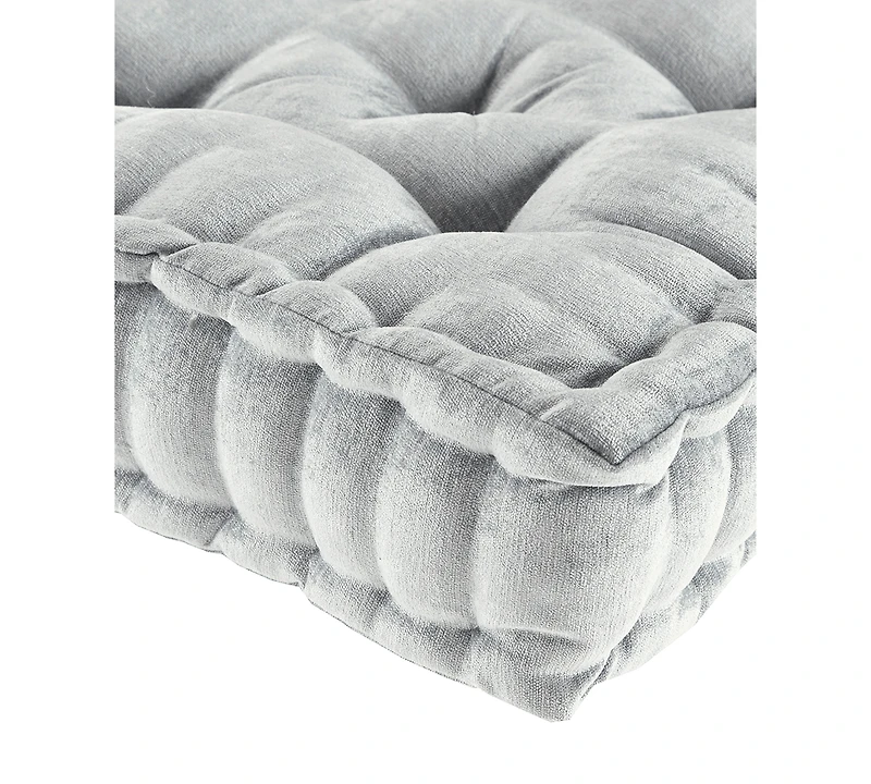 Intelligent Design Azza Chenille Decorative Floor Pillow, 20" x 20"