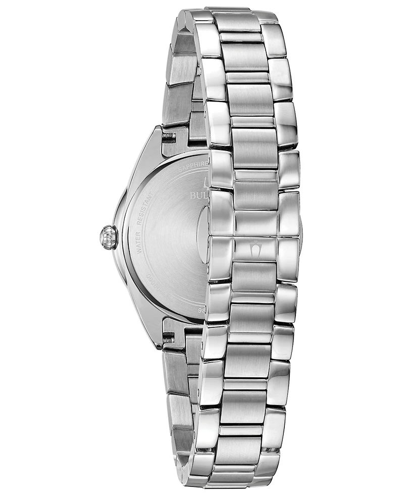 Bulova Women's Sutton Diamond (1/10 ct. t.w.) Stainless Steel Bracelet Watch 32.5mm