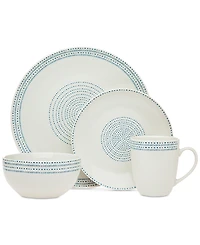 Godinger Stacatta 16 Pc. Dinnerware Set, Service for 4