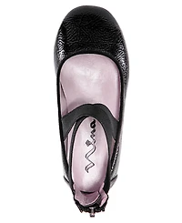 Nina Big Girls Marissa Crisscross Ankle Strap Ballet Flat