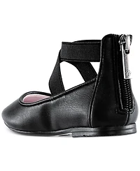 Nina Big Girls Marissa Crisscross Ankle Strap Ballet Flat
