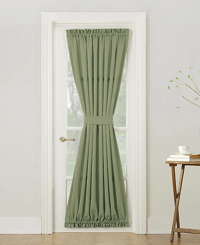 Grant Room Darkening Rod Pocket Door Curtain Panel