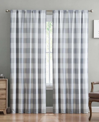 Truly Soft Everyday Buffalo Plaid 2 Piece Window Curtain