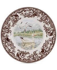Spode Woodland Snow Goose Dinner Plate