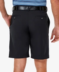 Haggar Men's Cool 18 Pro Flat Front Classic-Fit 9.5" Shorts