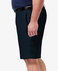 Haggar Men's Big & Tall Cool 18 Pro Classic-Fit Stretch Flat-Front 9.5" Shorts