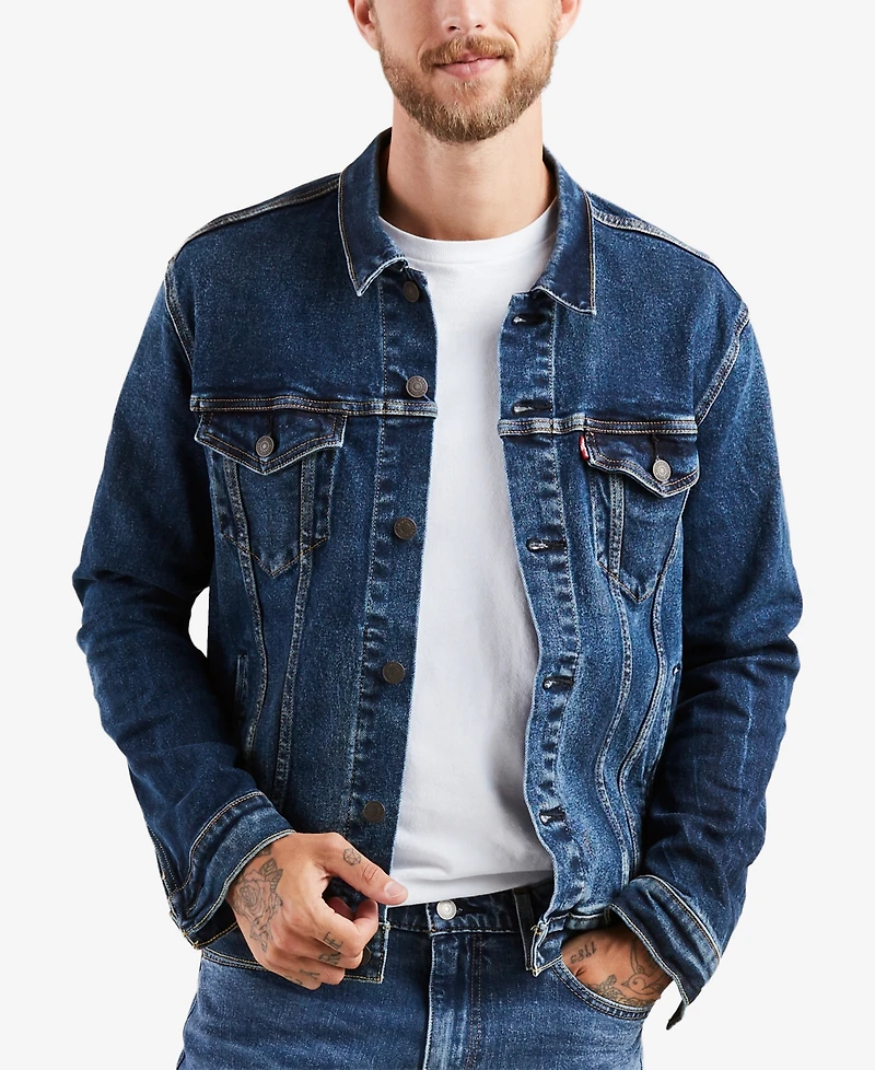 Levi's Men's Regular Fit Stretch Denim Trucker Jacket