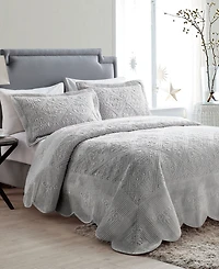 Vcny Home Westland Plush -Pc. Bedspread Set