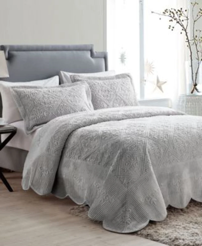 Vcny Home Westland Plush Bedspread Sets