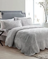Vcny Home Westland Plush Bedspread Sets